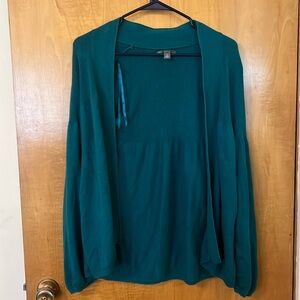 Teal cardigan size M